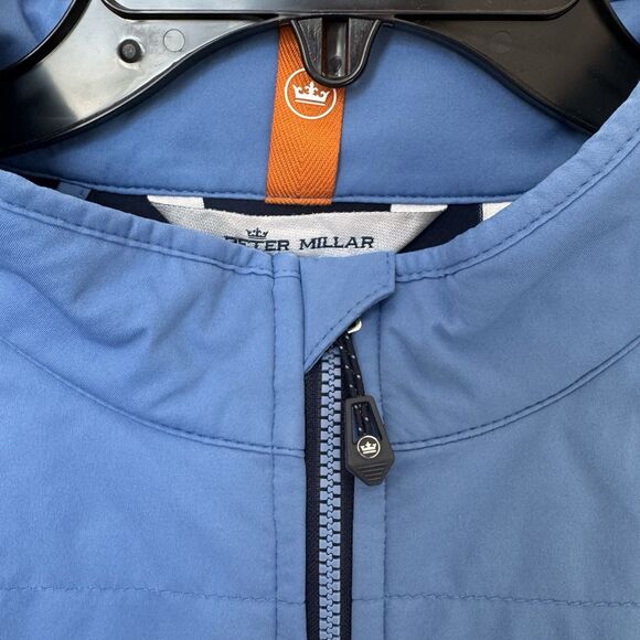 Peter Millar Crown Hyperlight Merge Hybrid Performance Jacket Large Blue Camo - Picture 4 of 10